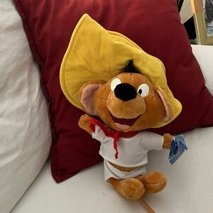 Six Flags 1997 Novelty Looney Tunes‎ Speedy Gonzales Stuffed Plush Toy